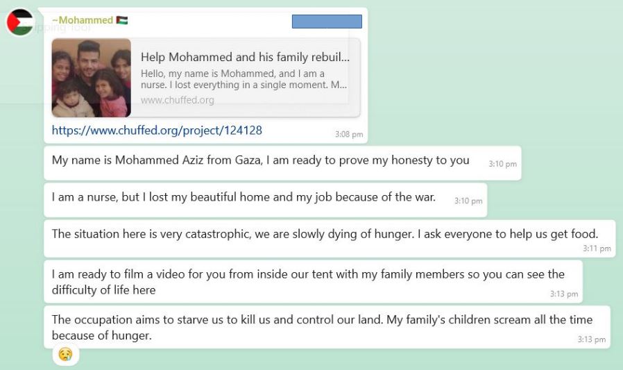 Mohammed WA chat